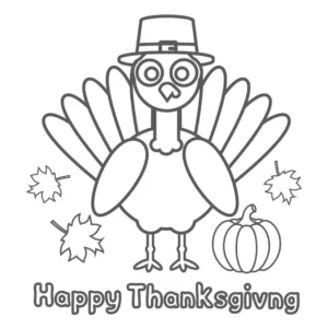 Free Thanksgiving Picture To Color In