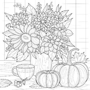 Free Thanksgiving Picture To Color In