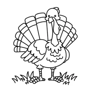 Free Thanksgiving Picture To Color In