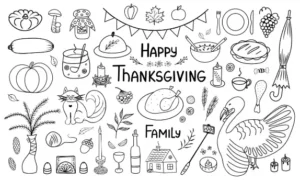 Free Thanksgiving Picture To Color In