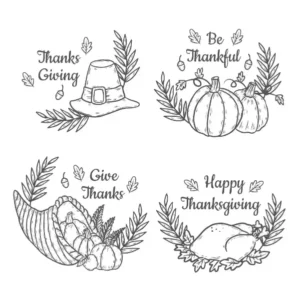 Free Thanksgiving Picture To Color In