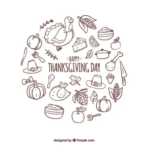 Free Thanksgiving Picture To Color In