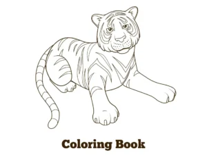 Free Tiger Picture To Color In