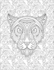 Free Tiger Picture To Color In