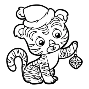 Free Tiger Picture To Color In