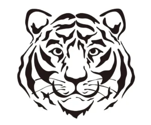 Free Tiger Picture To Color In