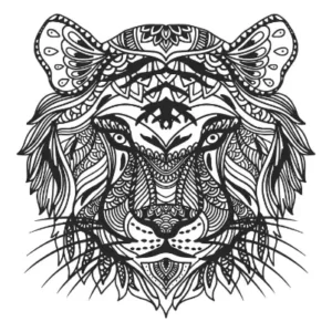 Free Tiger Picture To Color In