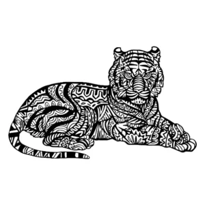 Free Tiger Picture To Color In