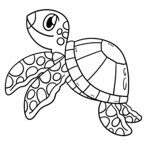 Free Turtle Picture To Color In