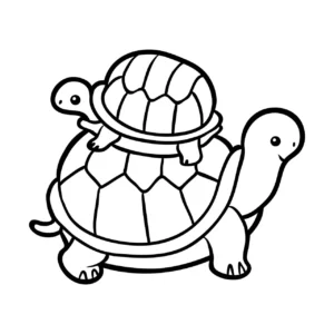 Free Turtle Picture To Color In