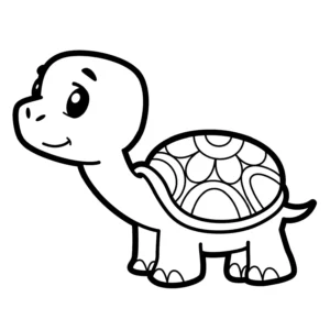 Free Turtle Picture To Color In