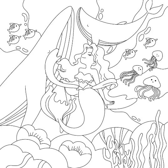 Free Unicorn Picture To Color In