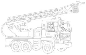Free Vehicle Picture To Color In