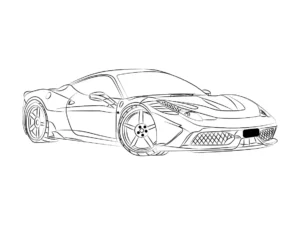 Free Vehicle Picture To Color In