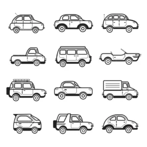Free Vehicle Picture To Color In