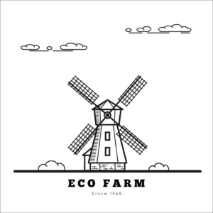 Free Windmill Picture To Color In
