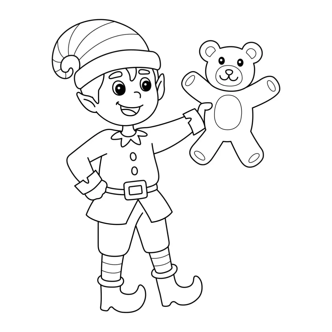 Free Winter Picture To Color In