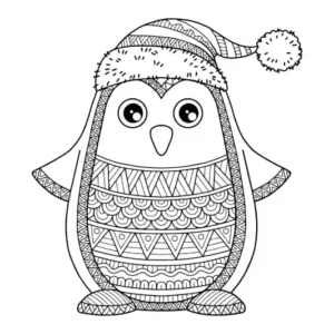 Free Winter Picture To Color In