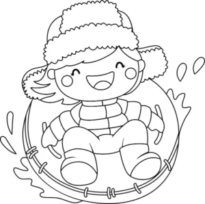 Free Winter Picture To Color In