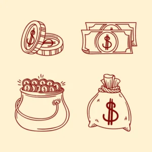Free Money Picture To Color In
