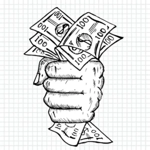 Free Money Picture To Color In