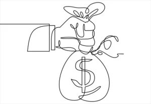 Free Money Picture To Color In