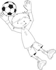 Free Football Picture To Color In
