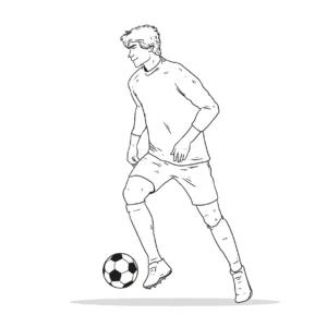 Free Football Picture To Color In