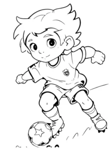 Free Football Picture To Color In