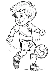 Free Football Picture To Color In