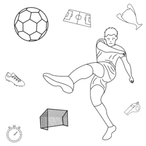 Free Football Picture To Color In