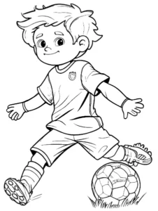 Free Football Picture To Color In
