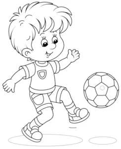 Free Football Picture To Color In