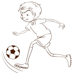 Free Football Picture To Color In
