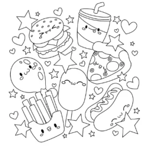 Free Party Picture to Color In